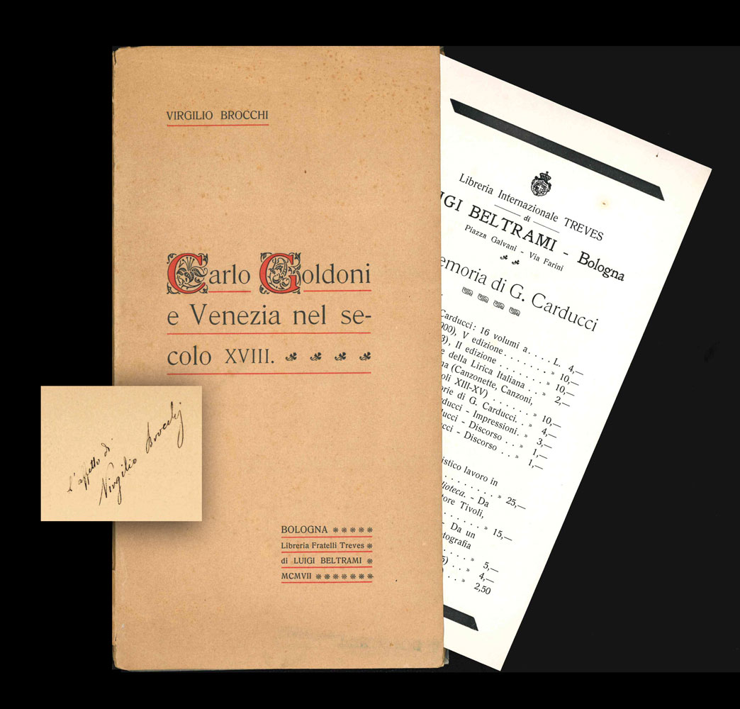 carlo goldoni e venezia nel secolo xviii [18; diciottesimo]