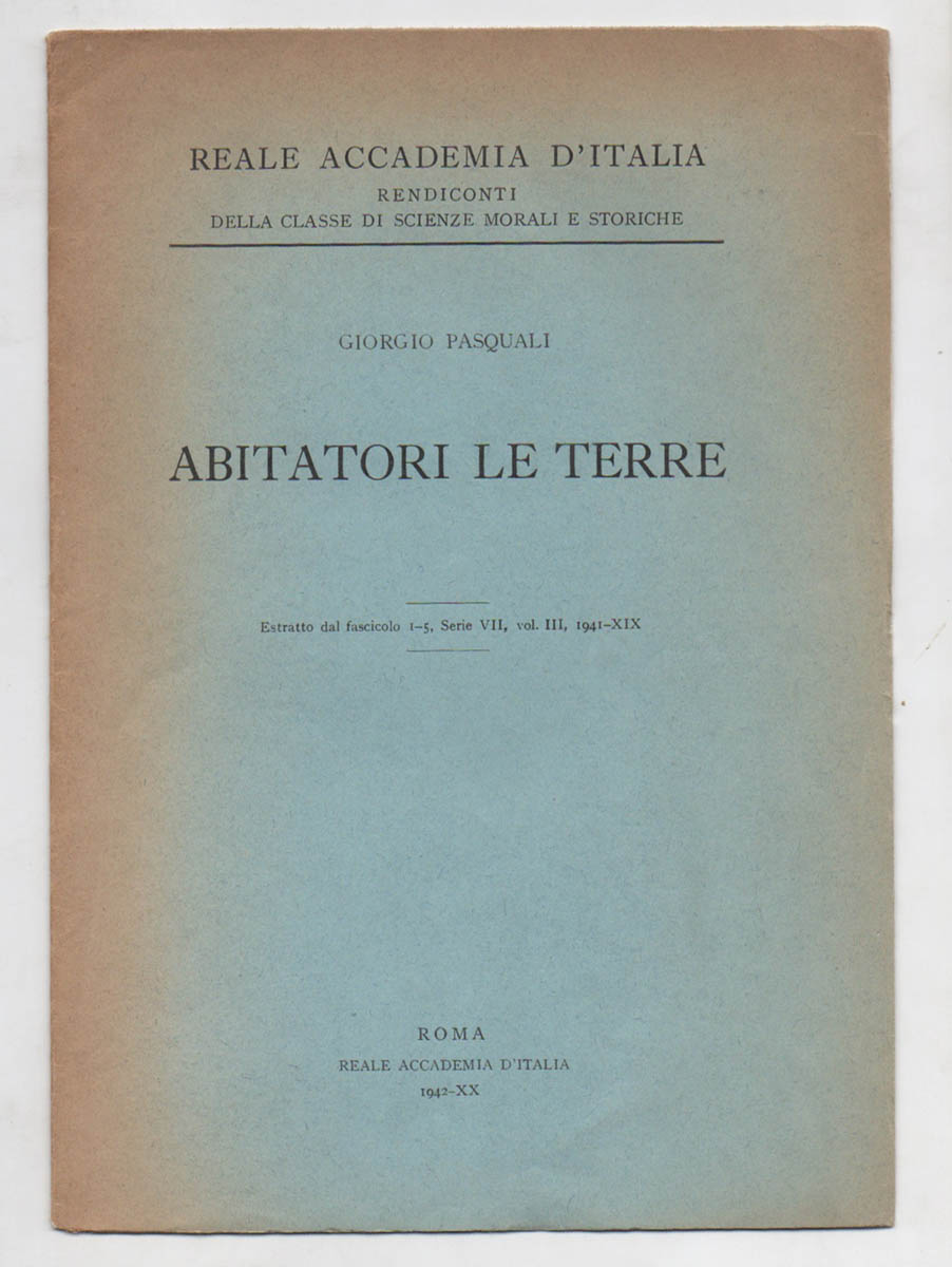 abitatori le terre