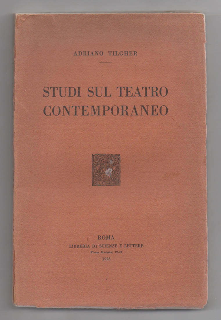 studi sul teatro contemporaneo
