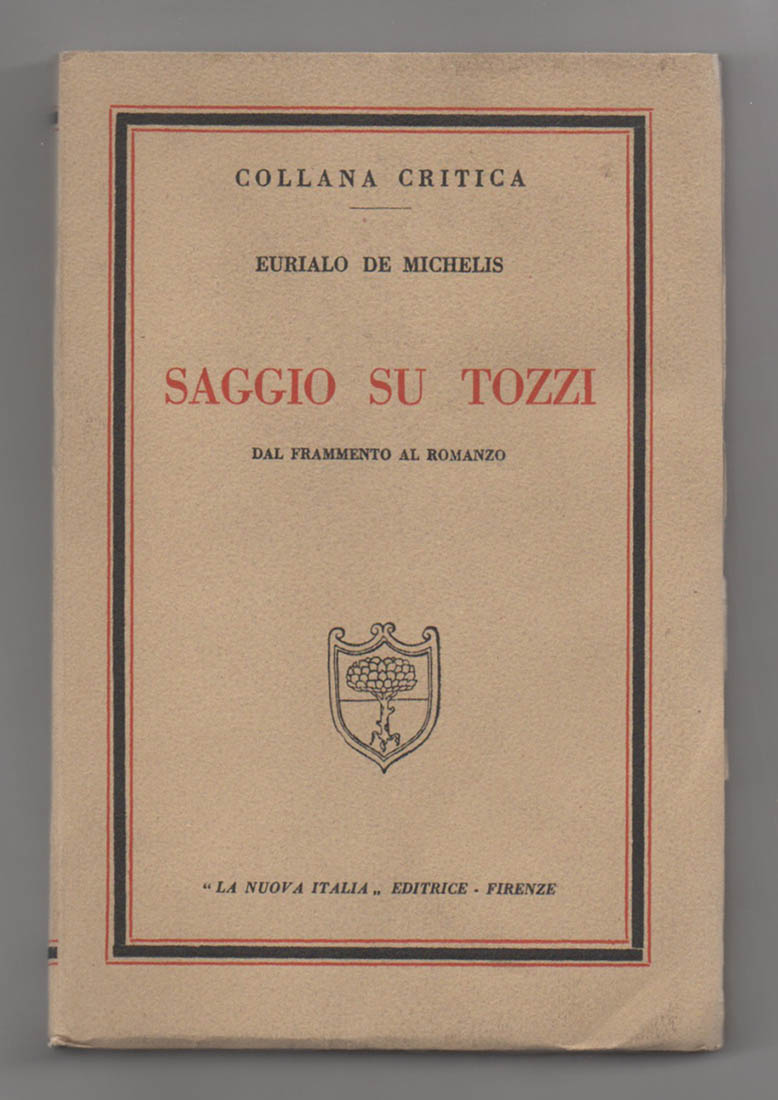 saggio su tozzi dal frammento al romanzo