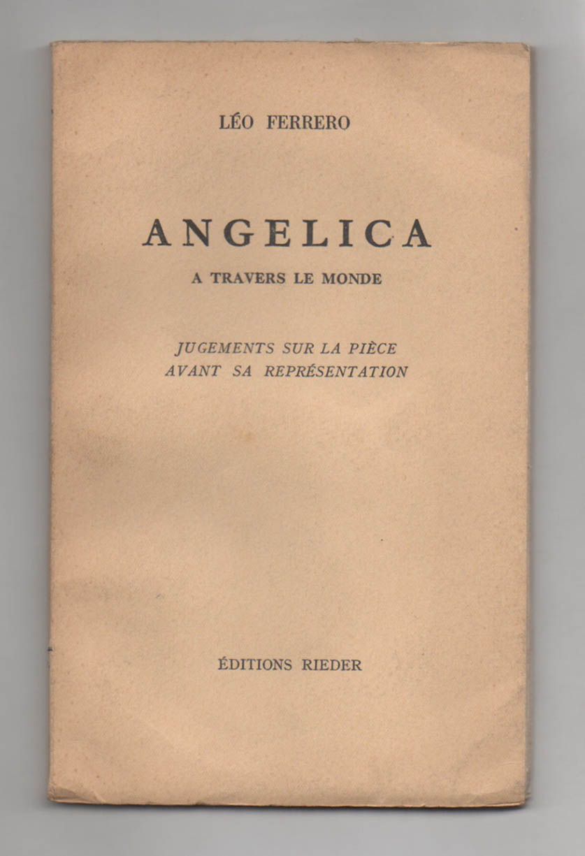 angelica à travers le monde. jugements sur la pièce avant sa raprésentation