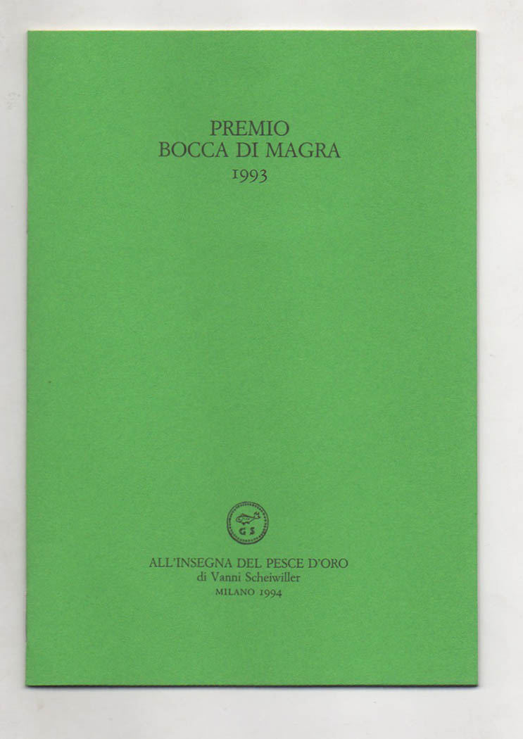 premio bocca di magra 1993