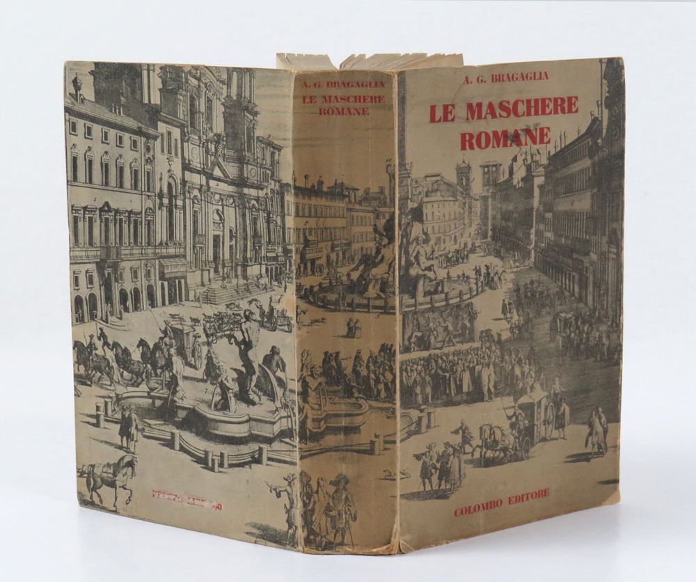 le maschere romane. con venti tavole fuori testo di e. prampolini