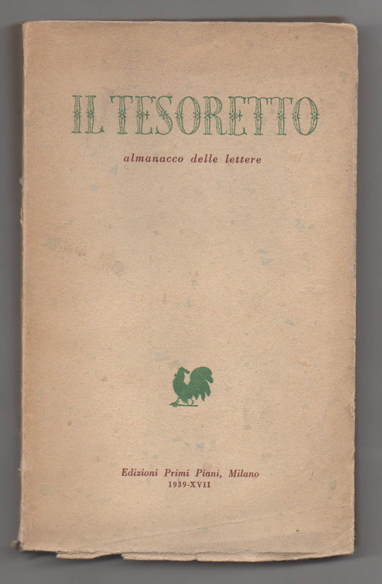 il tesoretto. almanacco delle lettere e delle arti 1939 - xvii