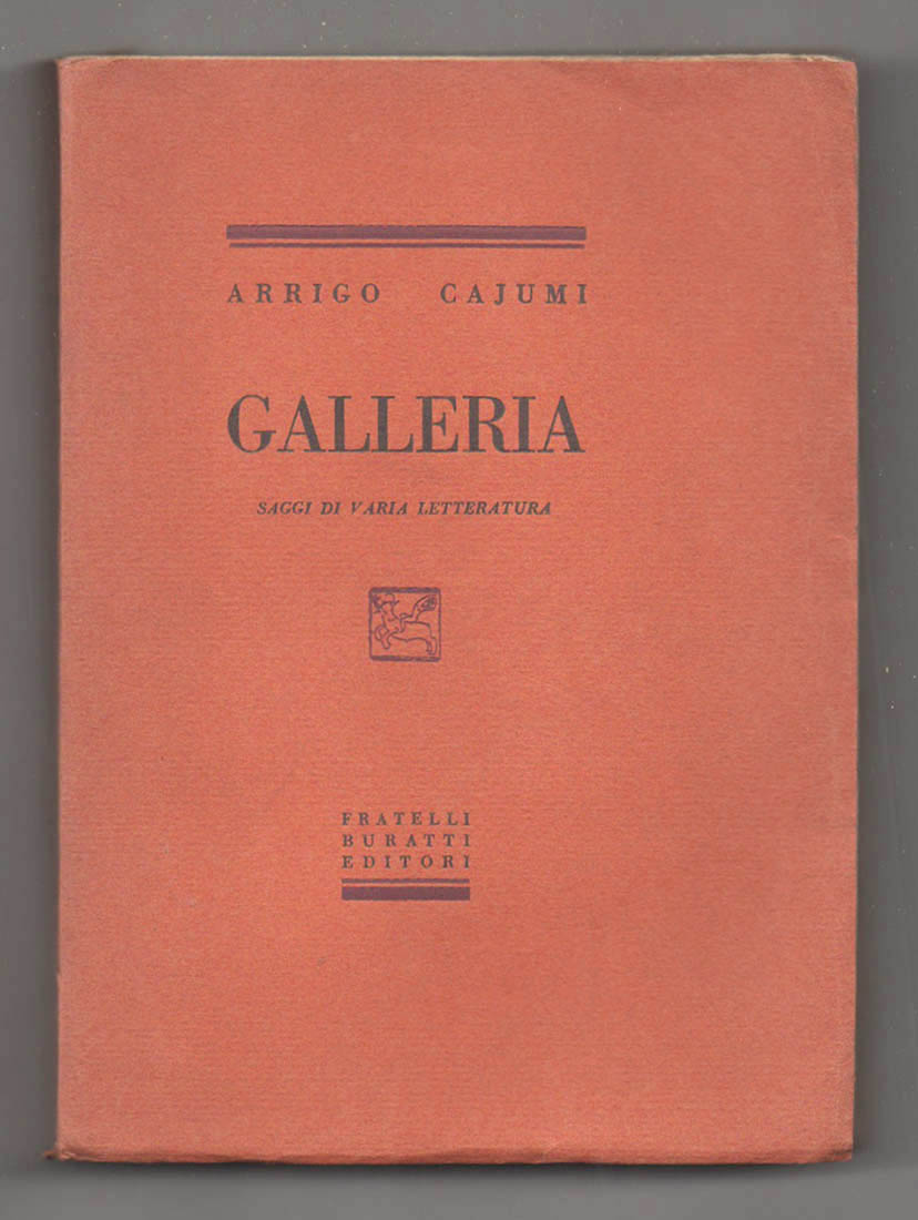 galleria. saggi di varia letteratura