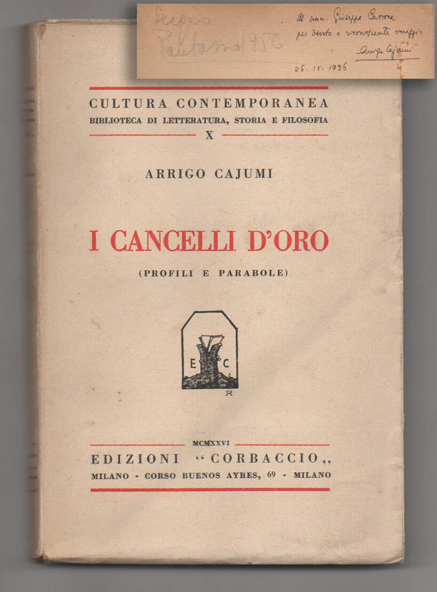 i cancelli d’oro (profili e parabole)