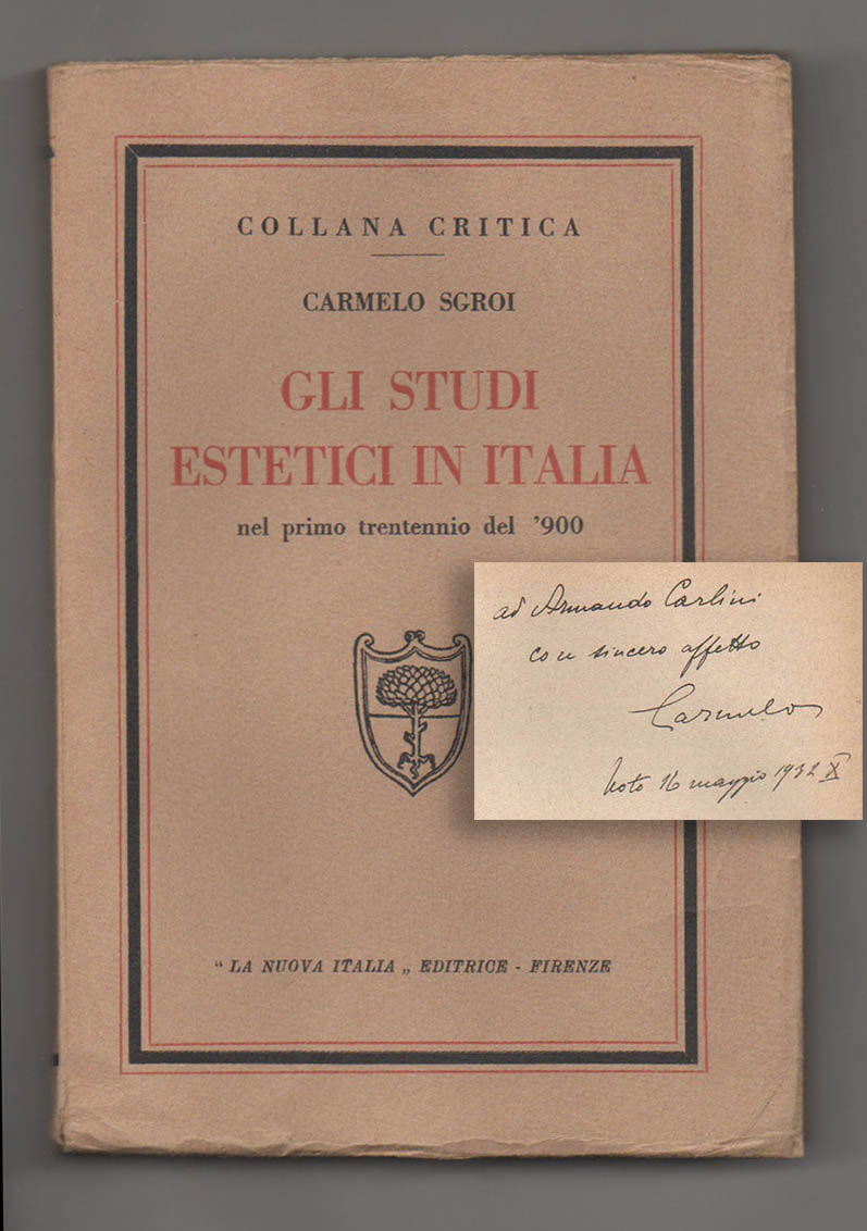 gli studi estetici in italia nel primo trentennio del ‘900