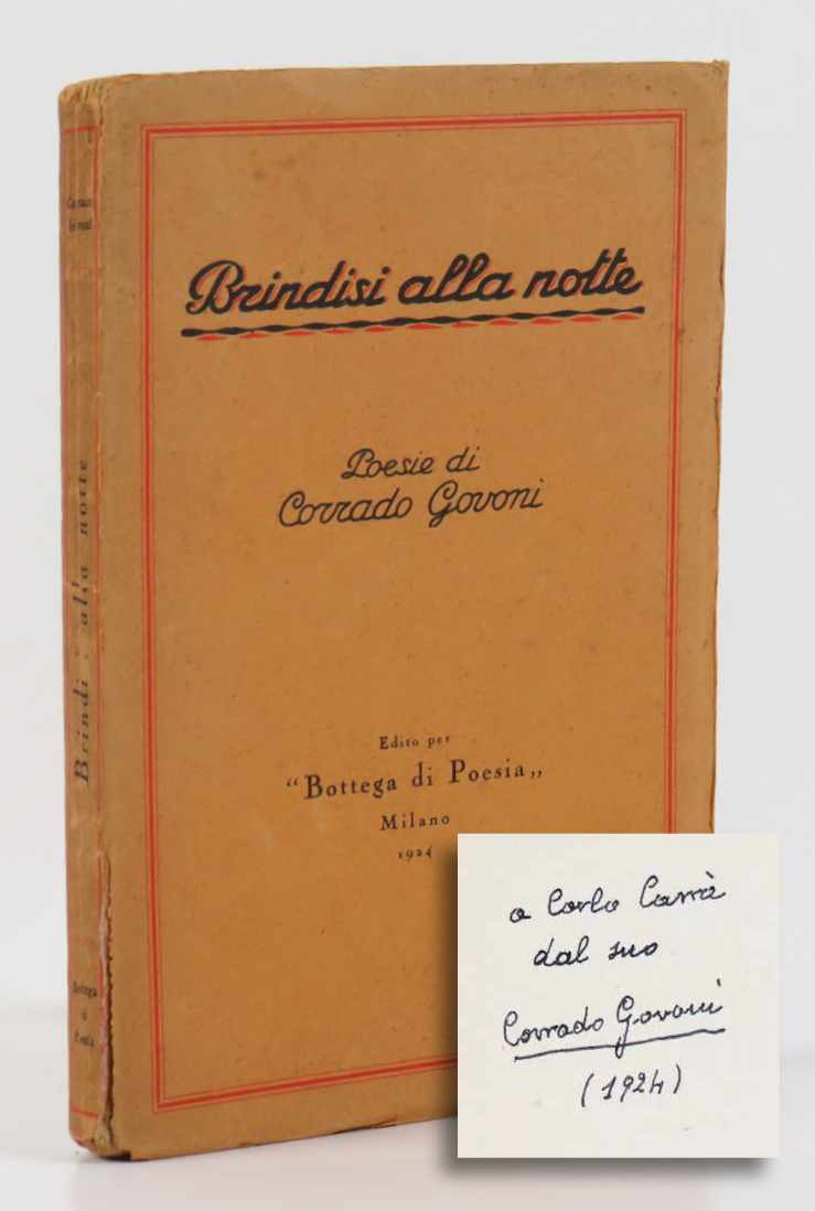 brindisi alla notte. poesie di corrado govoni