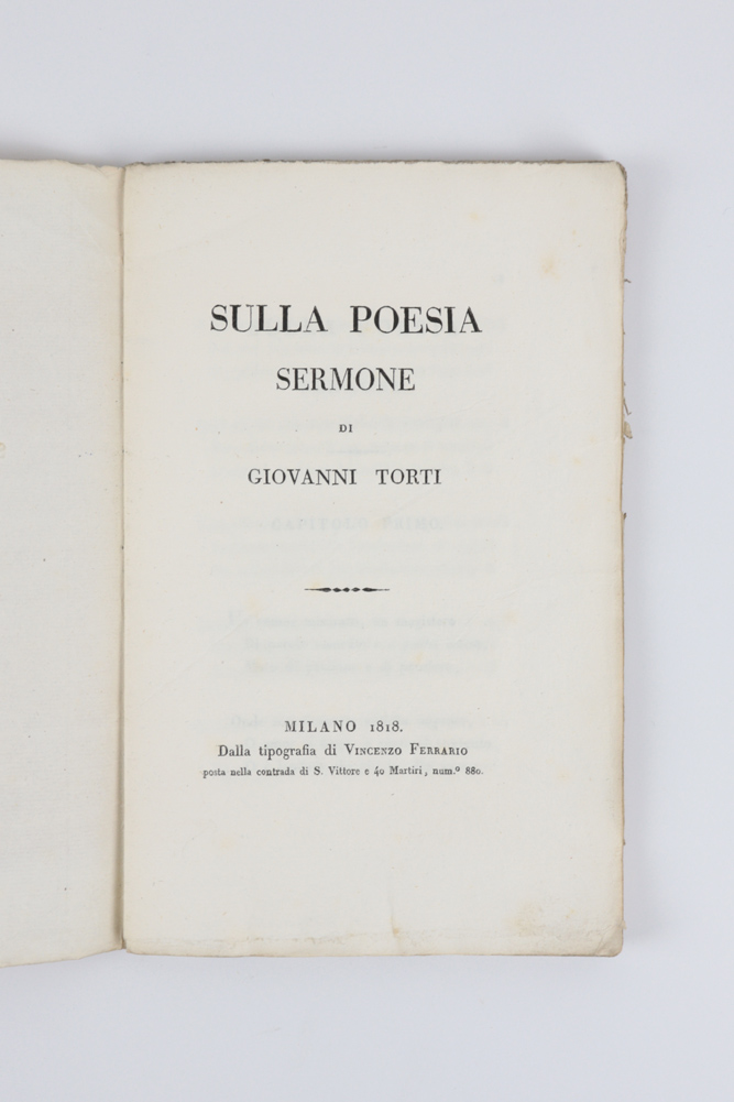 sulla poesia. sermone