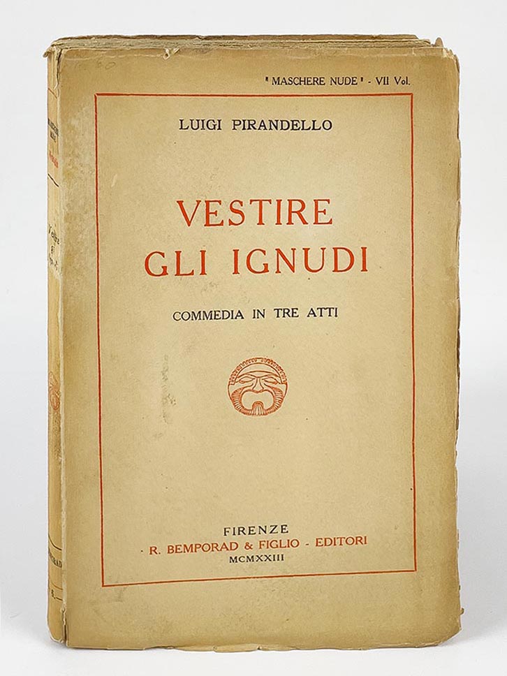 vestire gli ignudi. commedia in tre atti