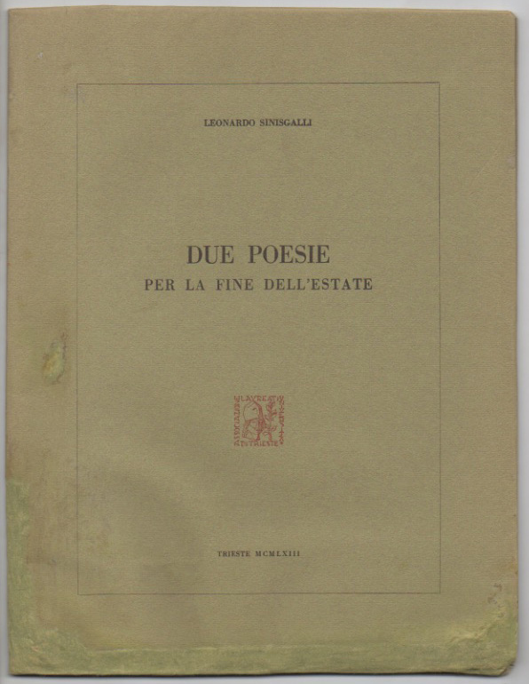 due poesie per la fine dell’estate