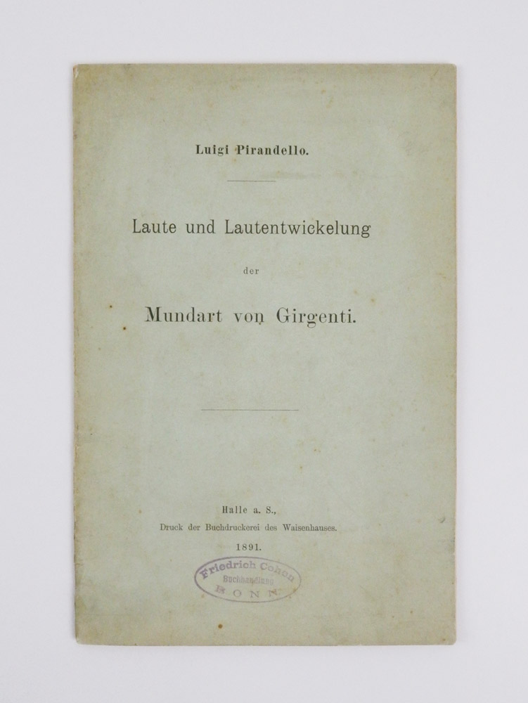 laute und lautentwickelung der mundart von girgenti