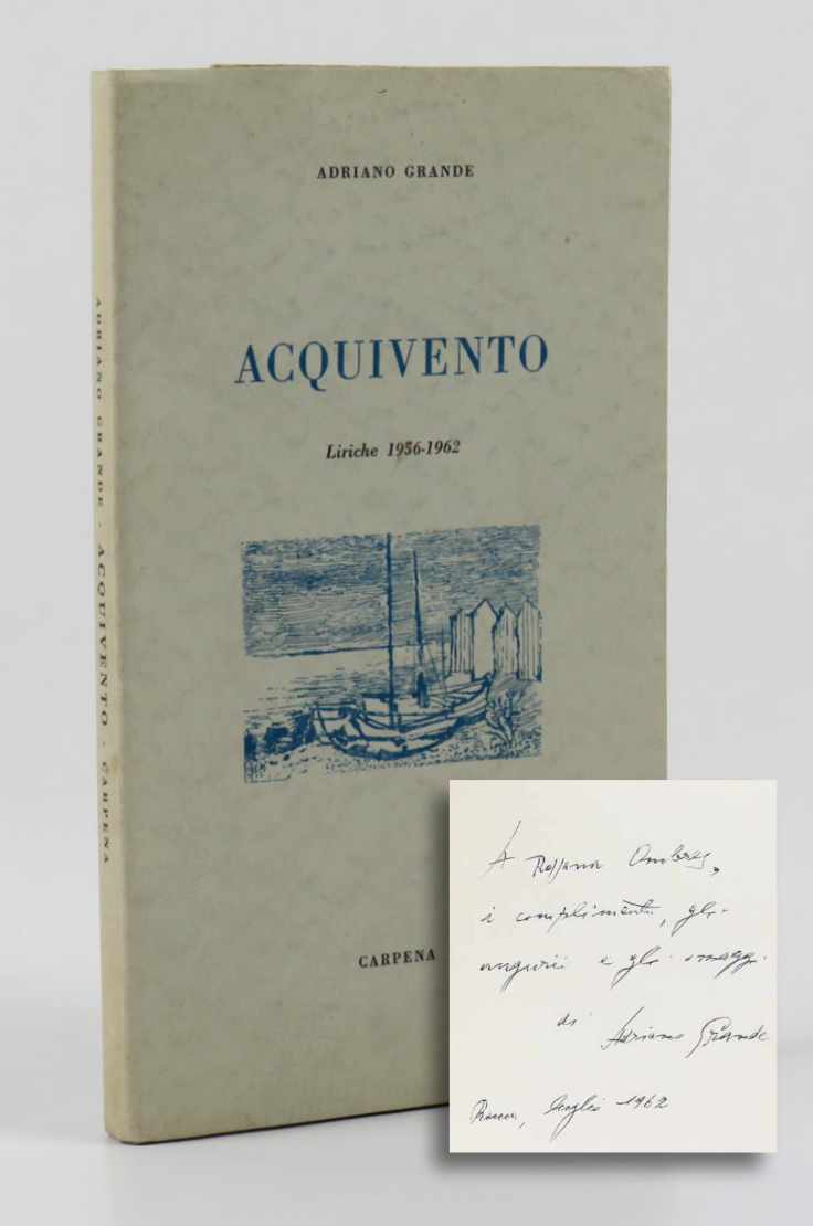 acquivento. liriche 1956-1962