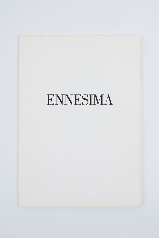 ennesima. appunti per la descrizione di sei disegni datati 1975. notes pour la description de six dessins datés 1975. notes for a description of six drawings dated 1975