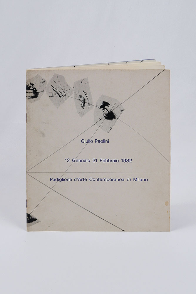 giulio paolini. 13 gennaio 21 febbraio 1982. padiglione d’arte contemporanea di milano