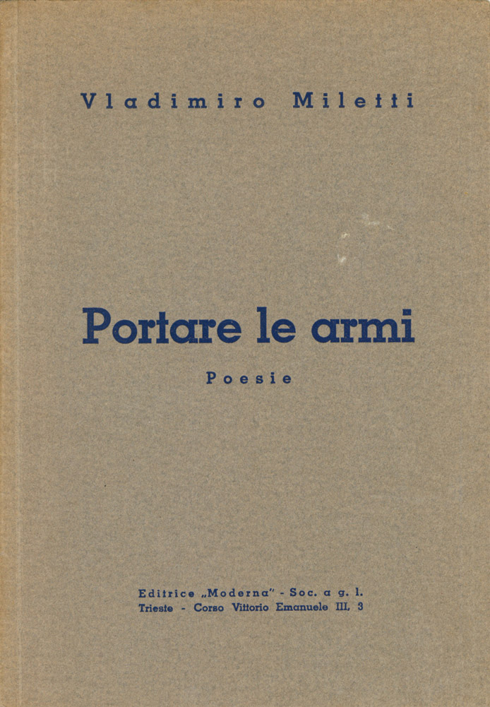 portare le armi. poesie