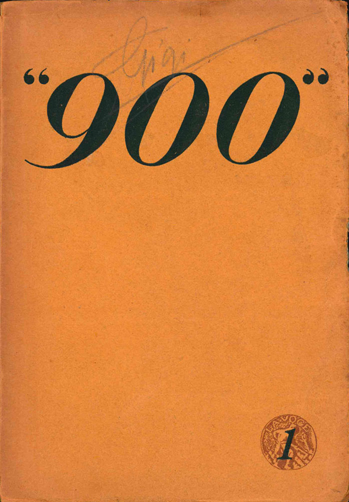 900. cahiers d’italie et d’europe (prima serie)