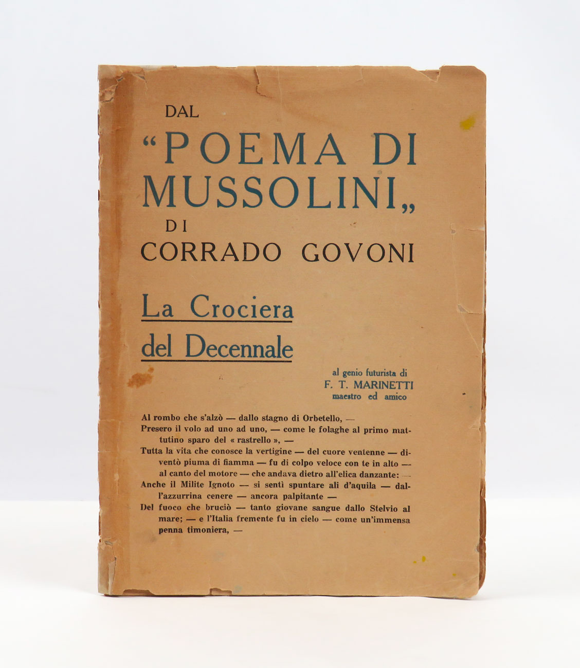dal «poema di mussolini» di corrado govoni: la crociera del decennale