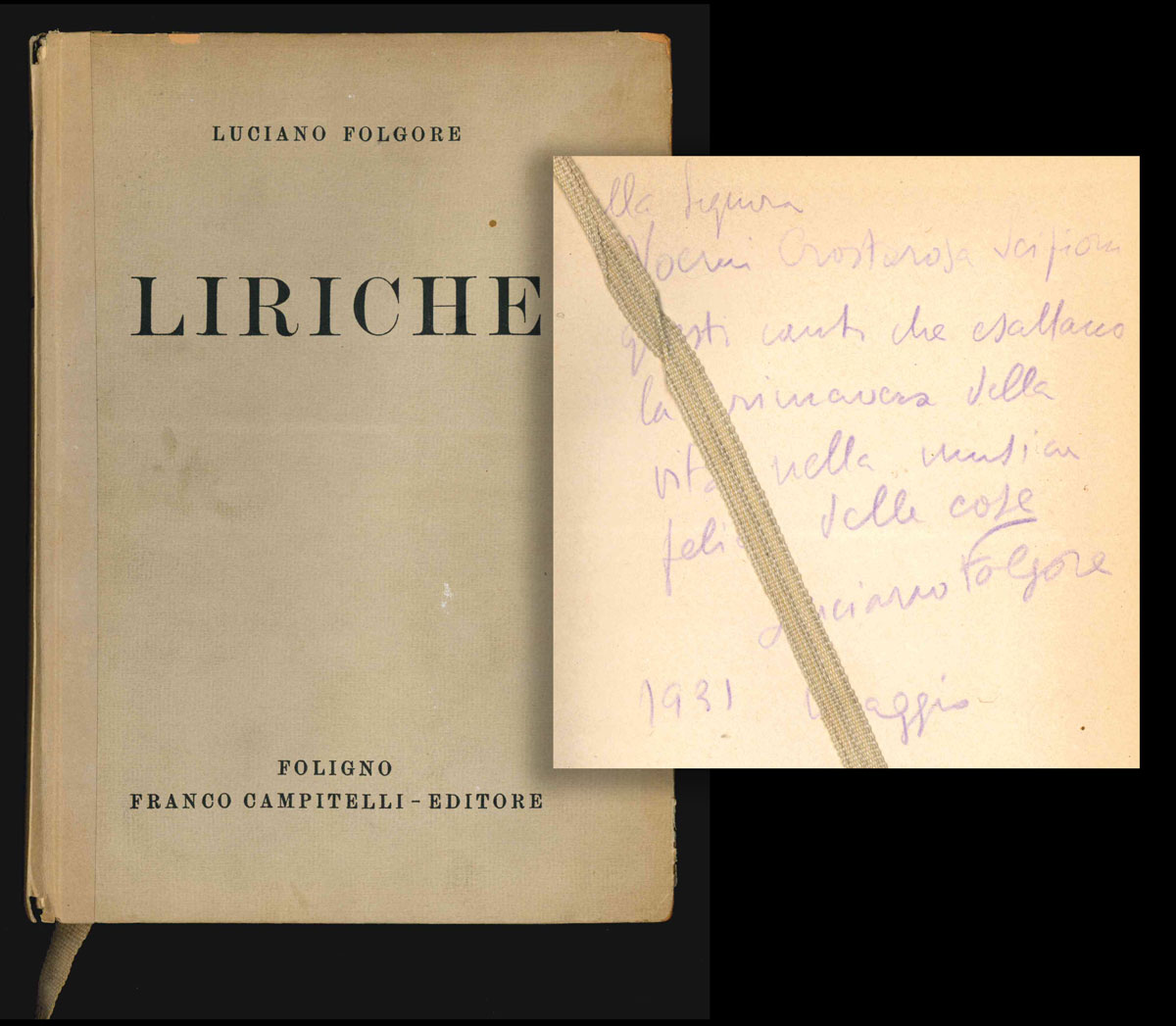 liriche [con autografo]