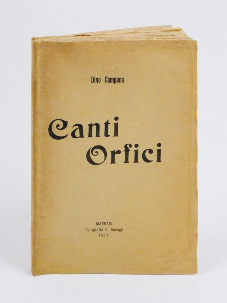 canti orfici (die tragödie des letzen germanen in italien) [con dedica autografa]