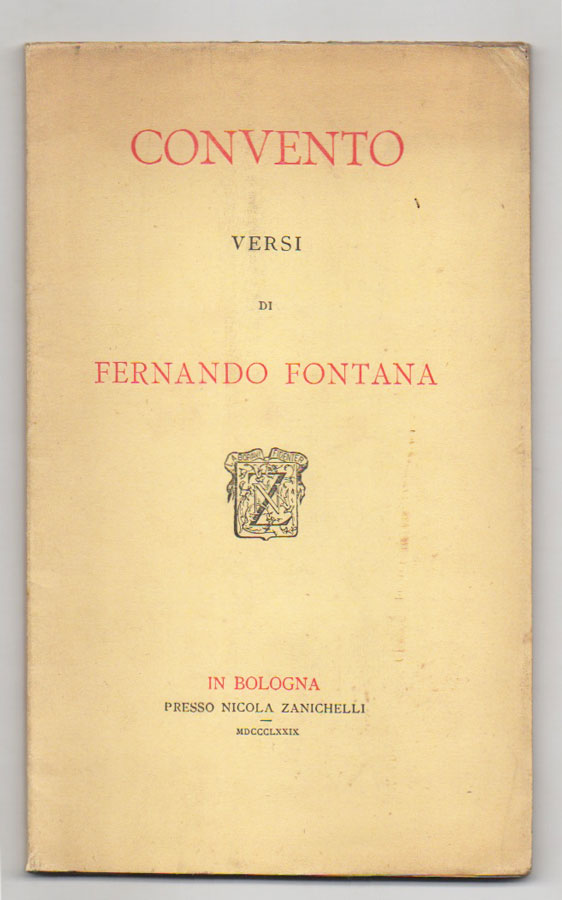 convento. versi