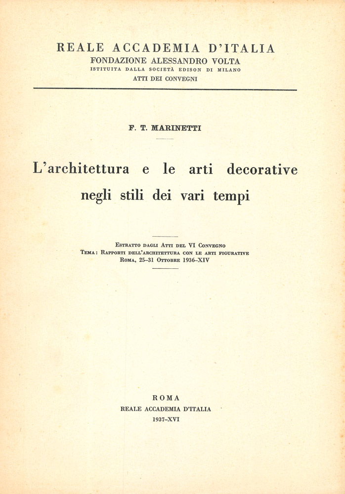 l architettura e le arti decorative negli stili dei vari tempi