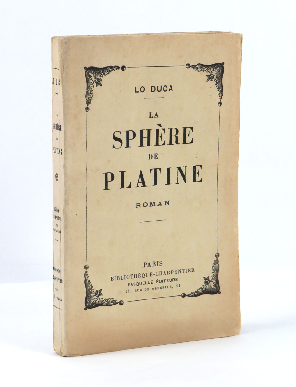 la sphère de platine [la sfera di platino]. roman