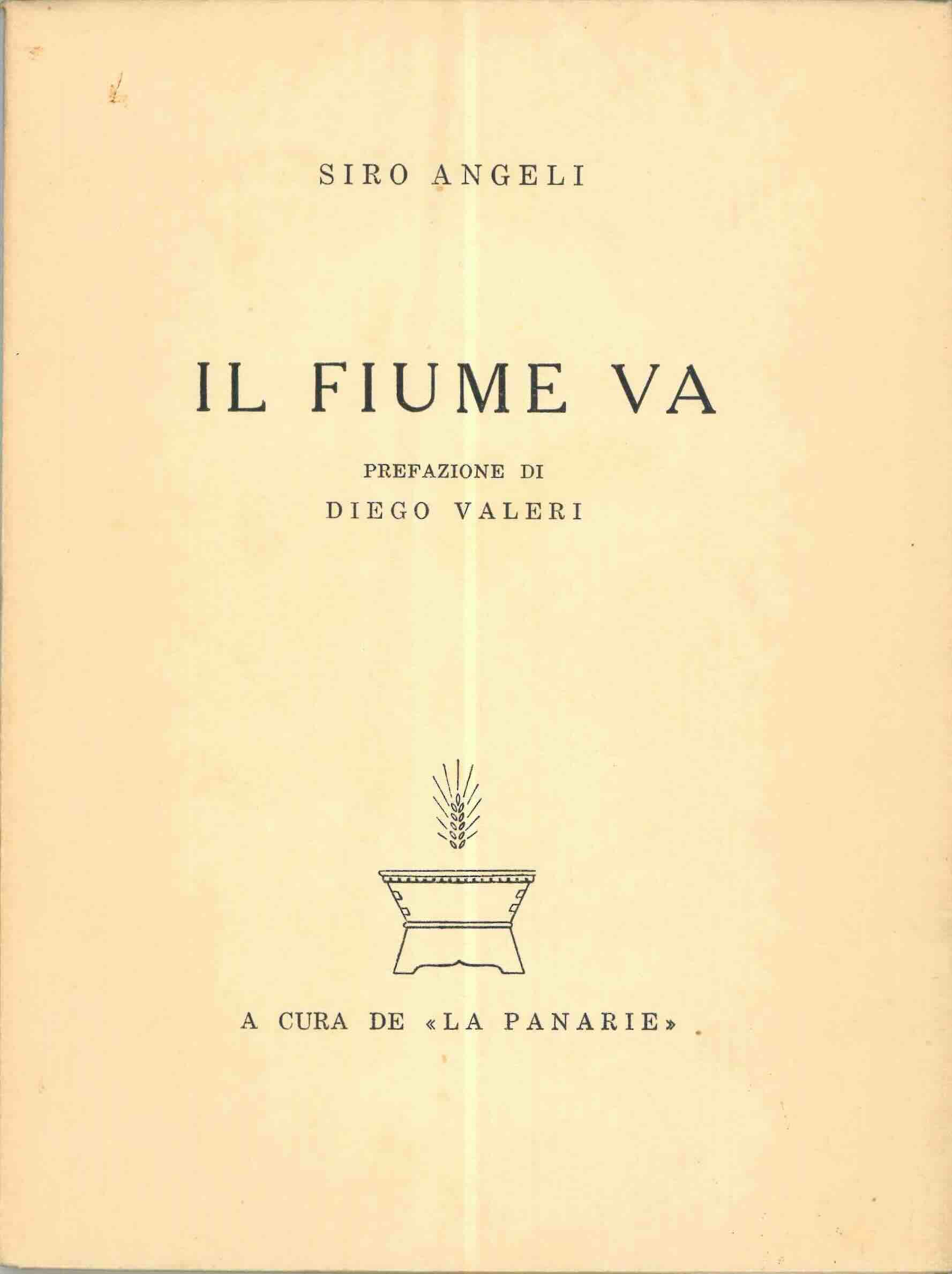 il fiume va. prefazione di diego valeri