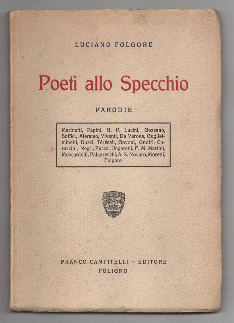 poeti allo specchio. parodie [tiratura di testa]