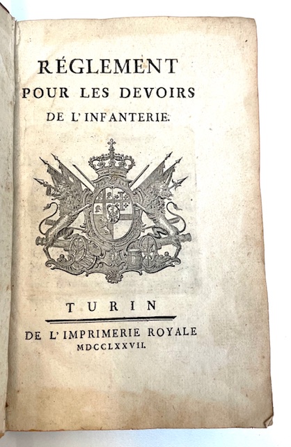 reglement pour les devoirs de l’infanterie