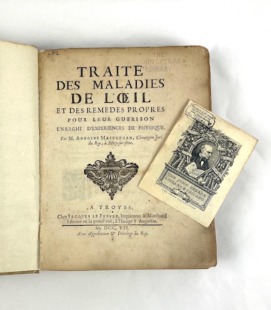 traité des maladies de l œil et des remedes propres pour leur guerison enrichi de plusieurs experiences de physique. par m. antoine maitre-jan, chirurgien juré du roy, à mery-sur-sein