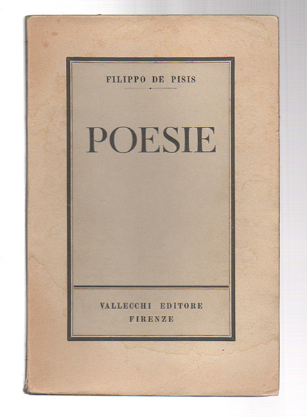 poesie. seconda edizione accresciuta