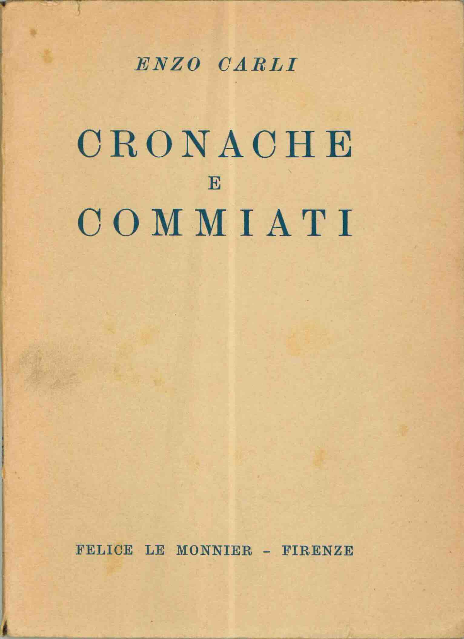 cronache e commiati
