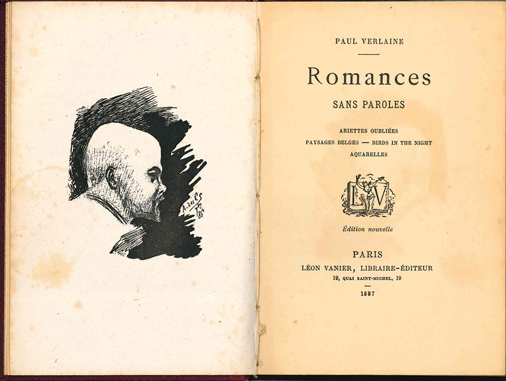 romances sans paroles. ariettes oubliées - paysages belges - birds in the night - aquarelles