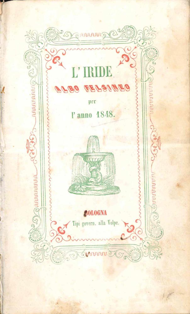 l’iride albo felsineo per l’anno 1848