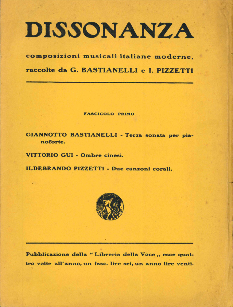 dissonanza. composizioni musicali italiane moderne