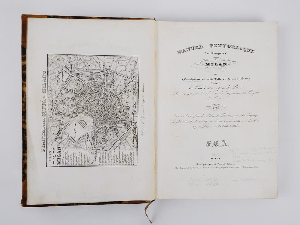 manuel pittoresque des étrangers à milan, ou description de cette ville et de ses environs compris la chartreuse près de pavie et les voyages aux lacs de como, de lugano, au lac majeur et à varese. orné des vues