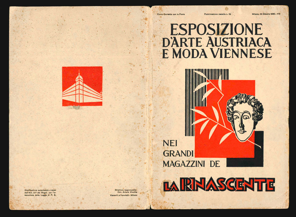 esposizione d’arte austriaca e moda viennese || nei grandi magazzini de la rinascente milano piazza duomo