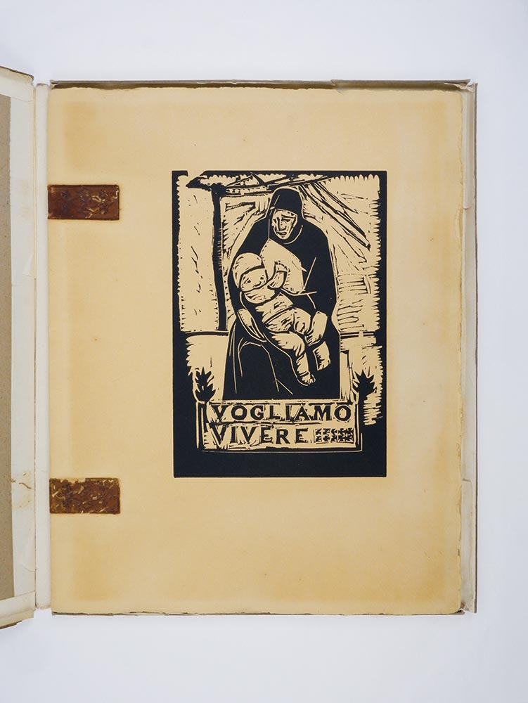 vogliamo vivere [in copertina; al frontespizio:] gabriele d’annunzio al legionario alceste de ambris. ornamenti di viani