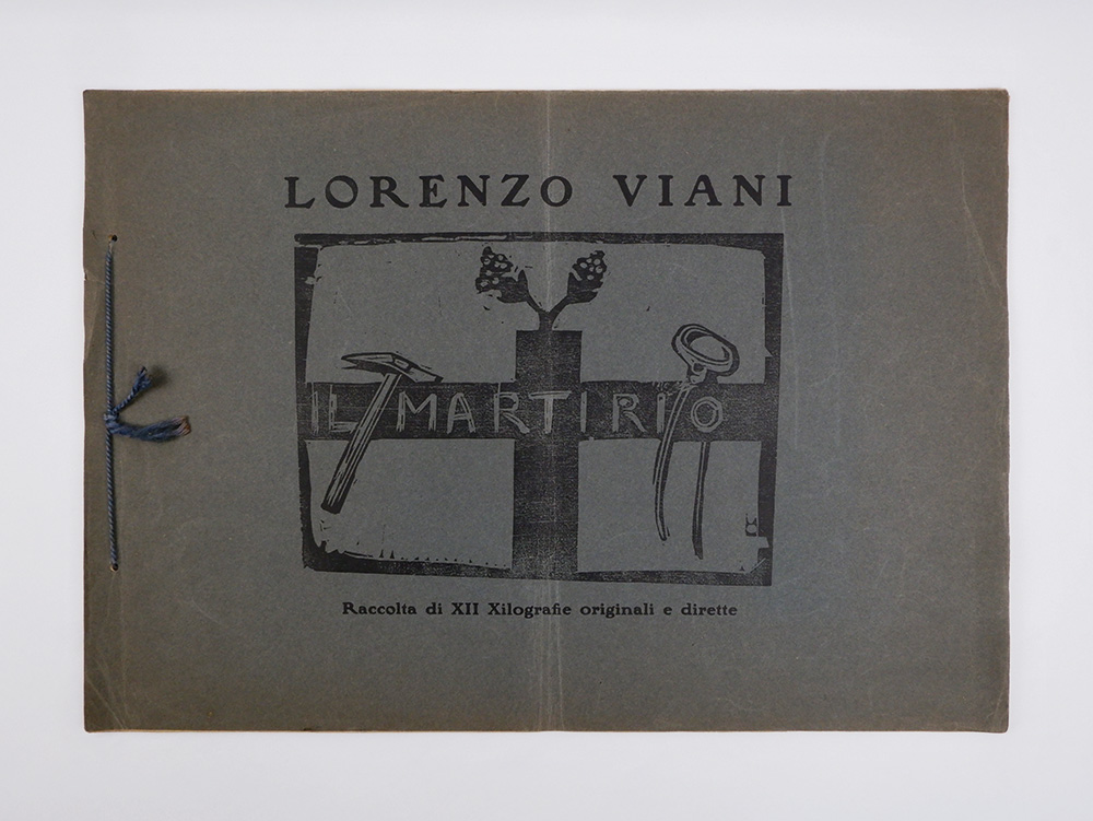 il martirio. raccolta di xii xilografie originali e dirette