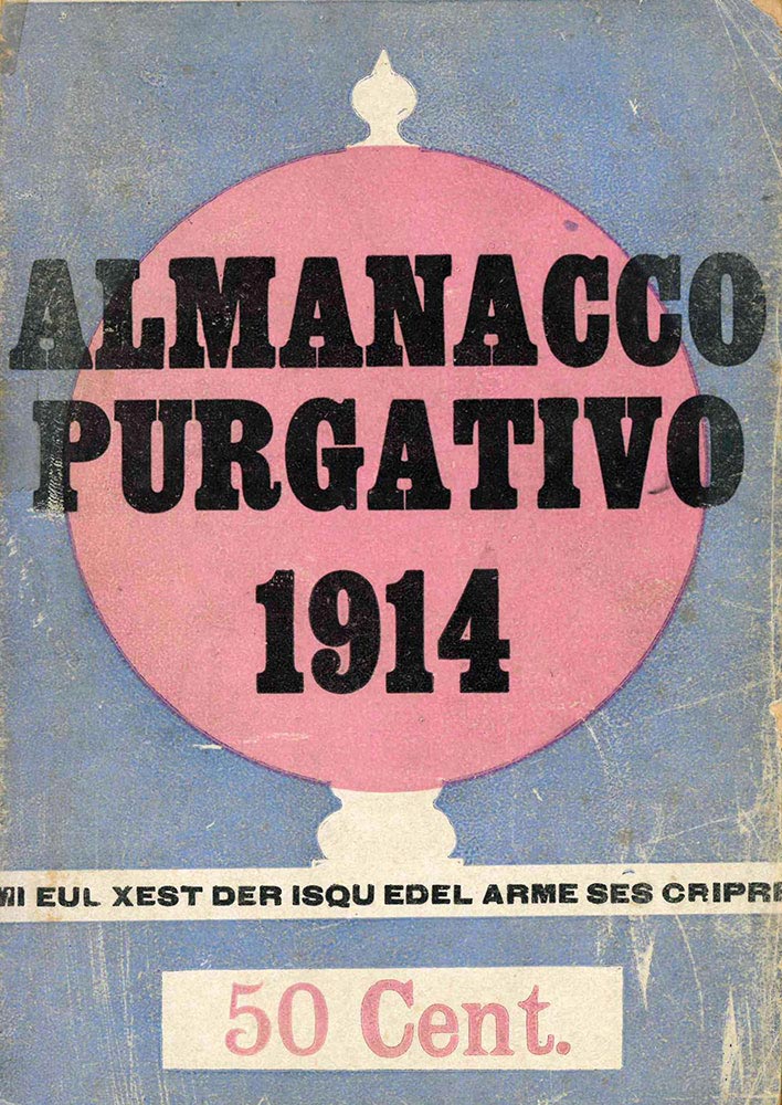 almanacco purgativo 1914 [copertina  azzurro - rosa]