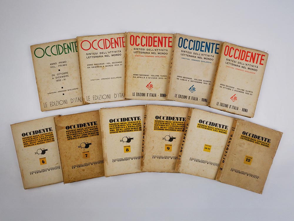 occidente. sintesi dell’attività letteraria nel mondo
