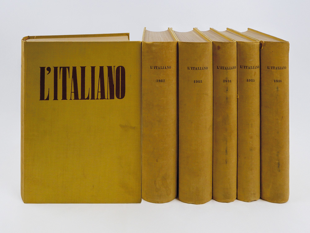 l’italiano. foglio mensile della rivoluzione fascista