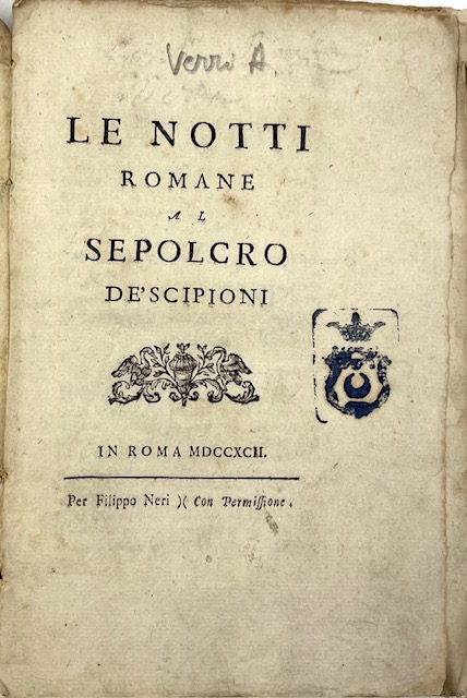 le notti romane al sepolcro de’ scipioni