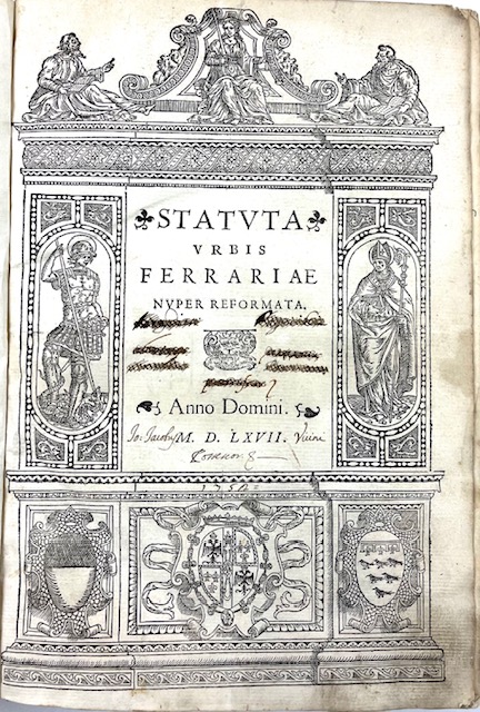 statuta urbis ferrariae nuper reformata