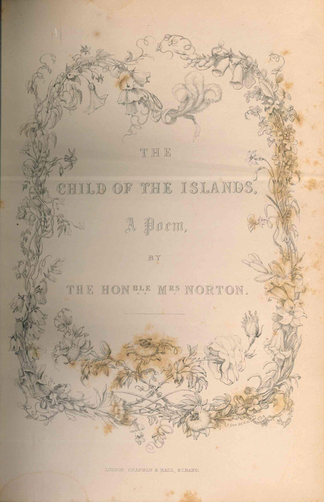 the child of the islands. a poem