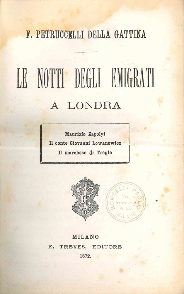 le notti degli emigrati a londra