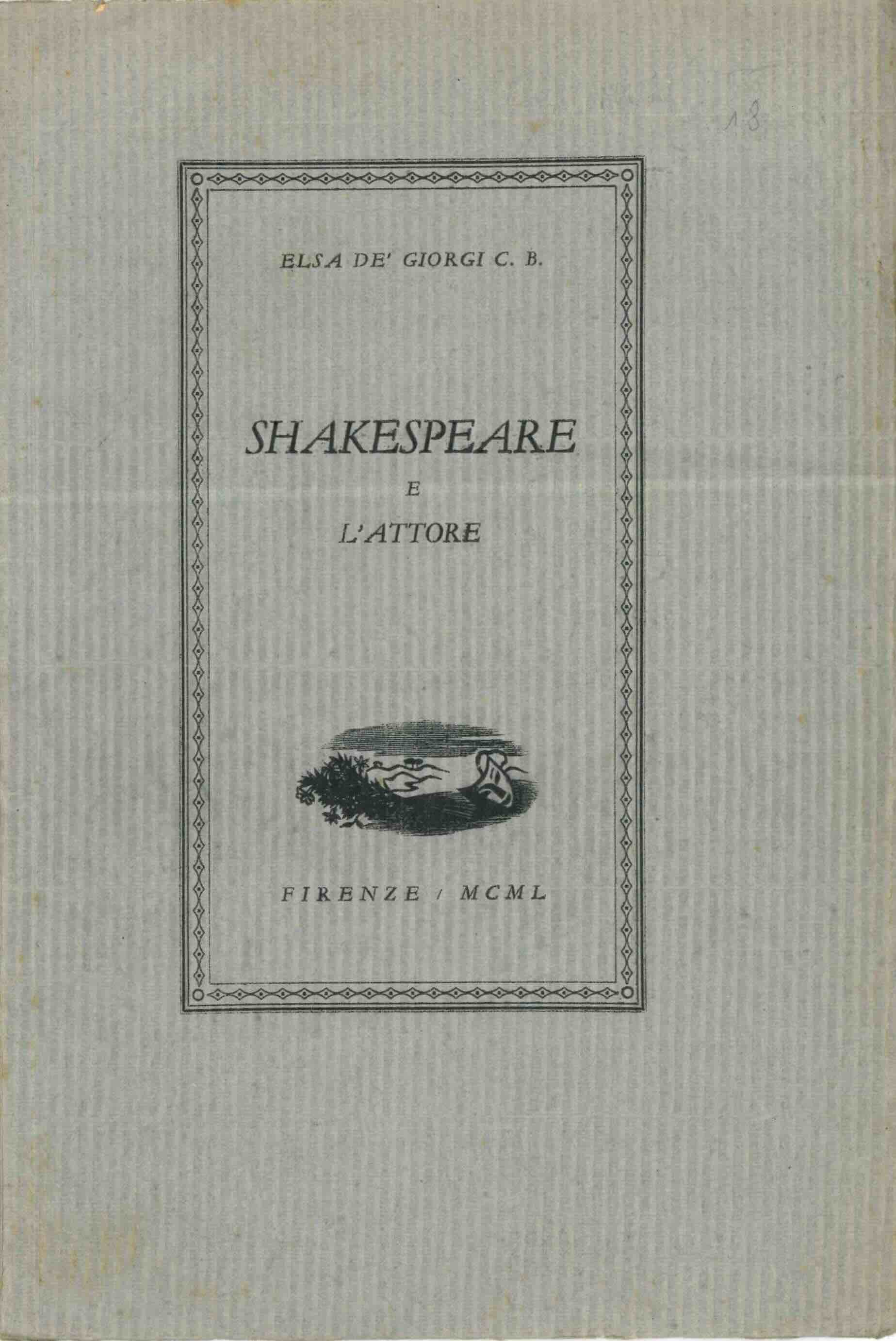 shakespeare e l’attore