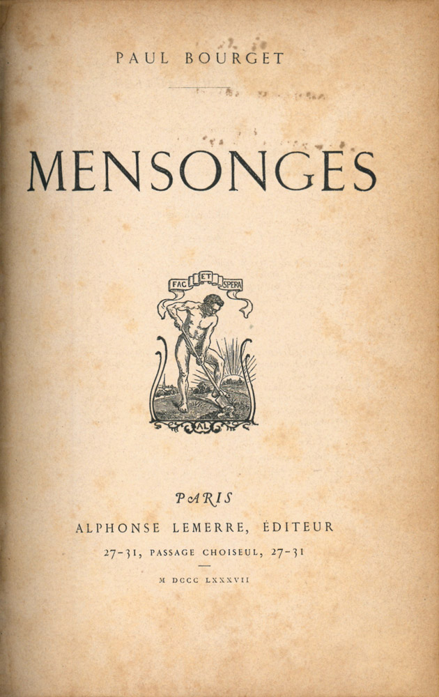 mensonges