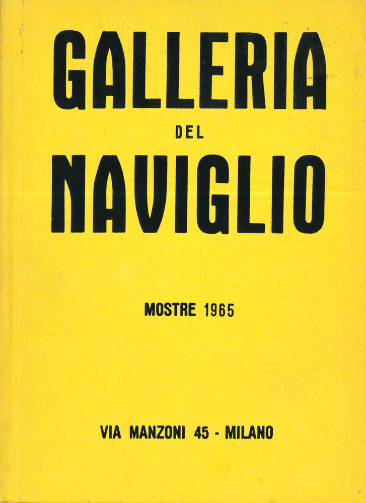 galleria del naviglio - mostre 1965